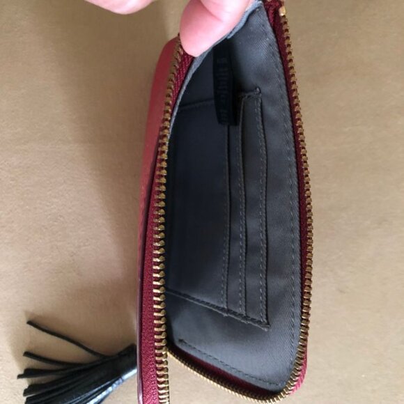 Fossil Red Tara Tassel Wristlet - Picture 3 of 6